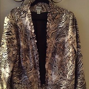 Chico's 100% silk jacket
