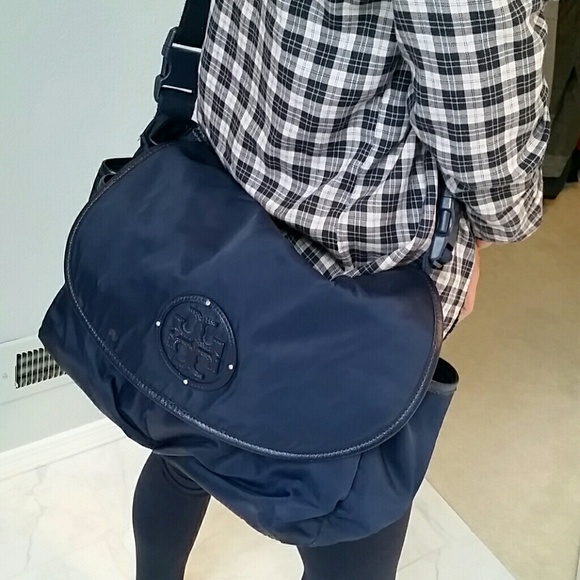 tory burch scout nylon diaper bag