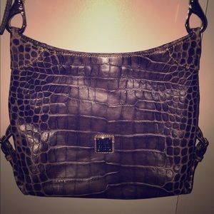 Dooney & Bourke crocodile embossed cross body
