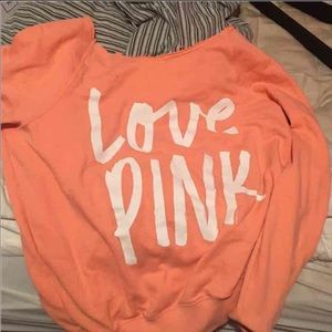 Victoria's Secret love pink crewneck