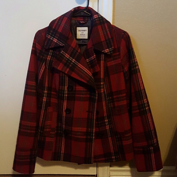 Plaid Peacoat