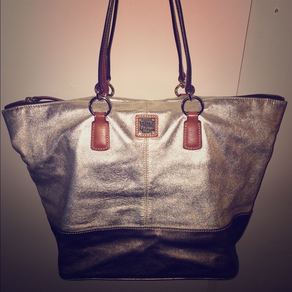 Dooney & Bourke sheep skin tote