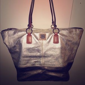 Dooney & Bourke sheep skin tote