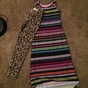 Leopard jeggins and hi-Lo maxi dress Kids Clothes