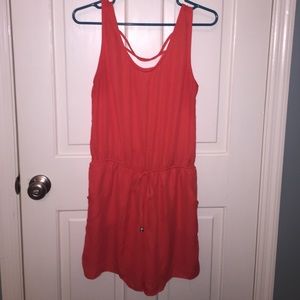 Coral romper!