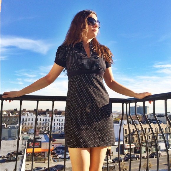 Polka dot mini dress