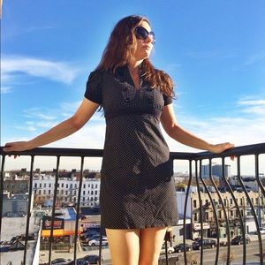 Polka dot mini dress