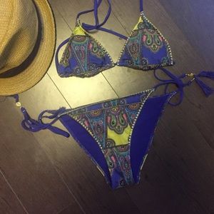 Two piece bathing suit