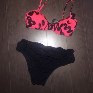 Zara swim top and high waisted VS bottoms