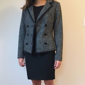 Tweed banana republic blazer