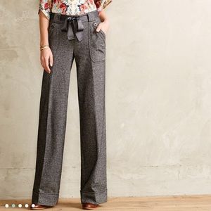 Ribboned Wide Leg Trousers by Elevenses