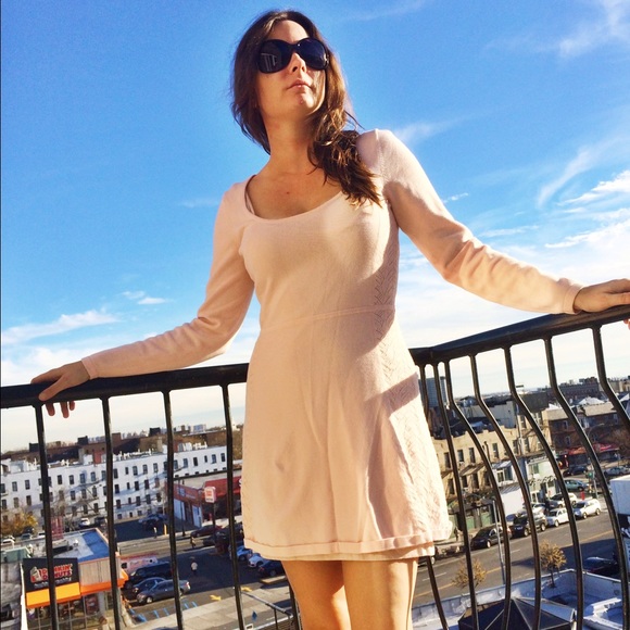 Pink longsleeve VS dress