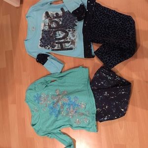 Girls Justice Outfits - size 8