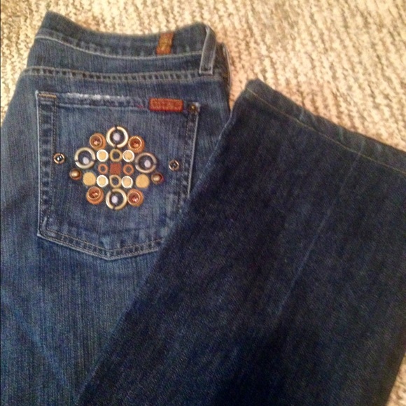 '7 For All Mankind' boot cut jeans💛