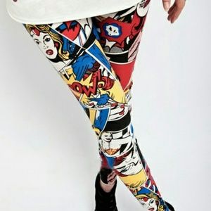 Comic strip leggings