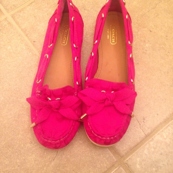 Carisa pink coach shoes