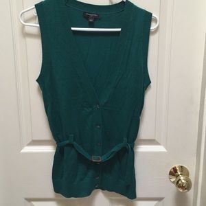 Banana republic belted vest