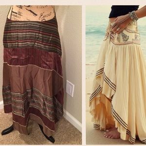 Made in France Patch Work Skirt FP like Boho Chic