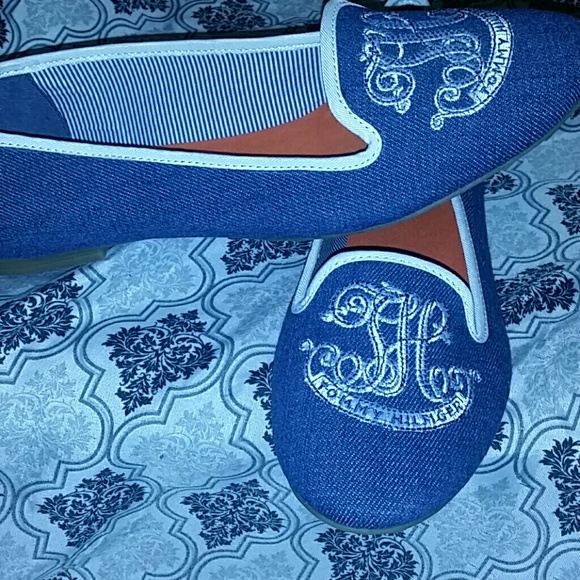 TOMMY HILFIGER DENIM FLAT SHOES