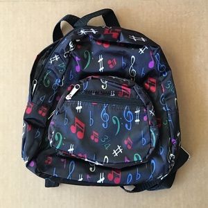 Mini Backpack - Music Notes