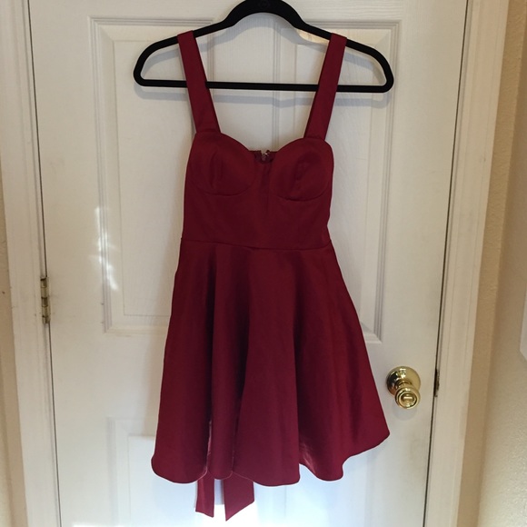 Red/Burgundy cocktail dress