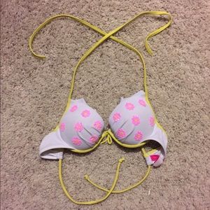Victoria's Secret Push Up Halter Bathing Suit Top