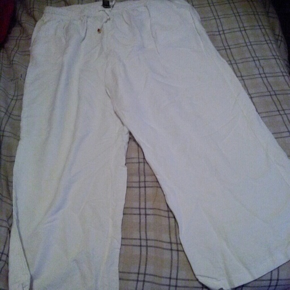 White Linen pants