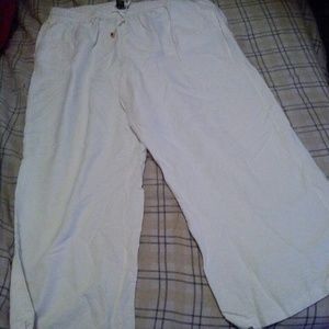 White Linen pants