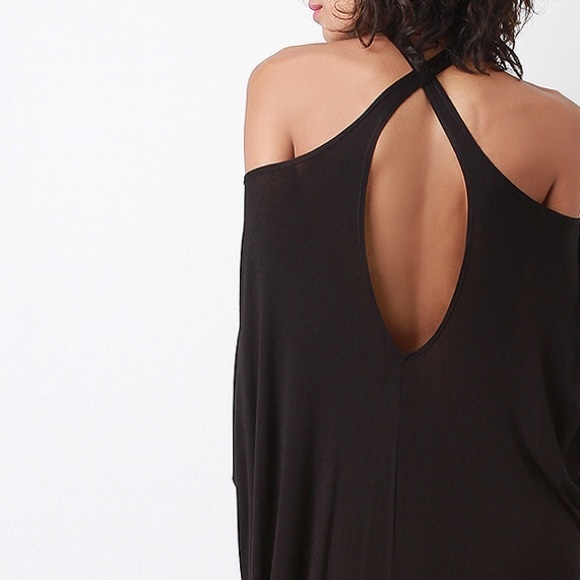 The Appeal Cold Shoulder Cross Maxi Dress - Picture 4 of 4