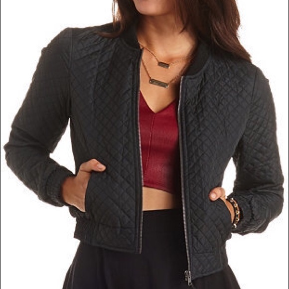 Quilted Bomber jacket