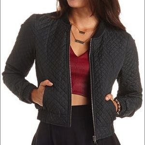 Quilted Bomber jacket