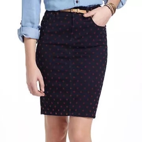 Anthropologie Denim Pilcro Pencil skirt