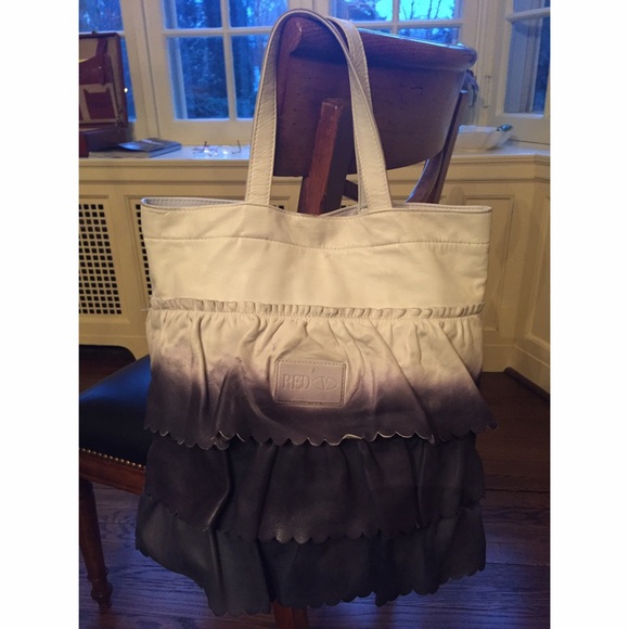 Red Valentino Leather Ombré Tote - Picture 1 of 4