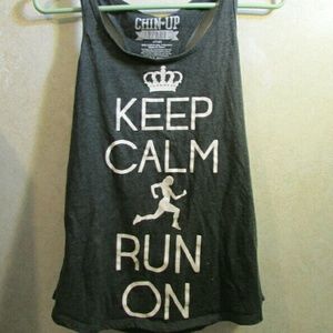 Keep calm and run on tank
