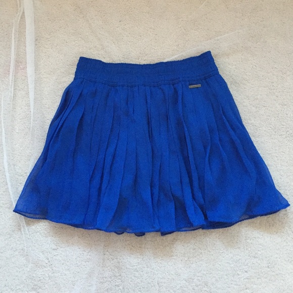 A & F blue skirt