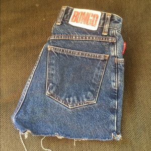 Bingo Jean high waisted shorts