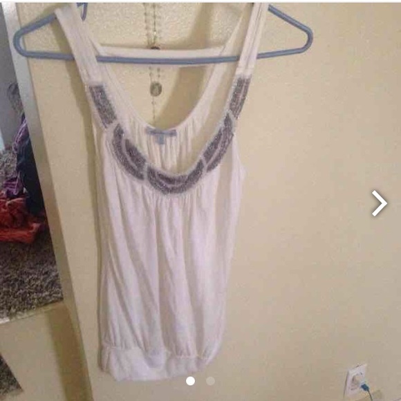 Beaded tank top