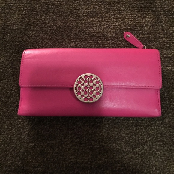 Coach leather wallet
