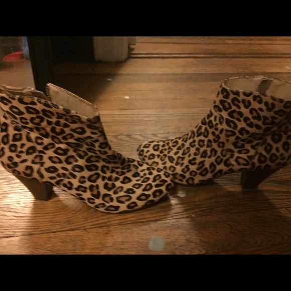 Steve Madden Leopard Booties