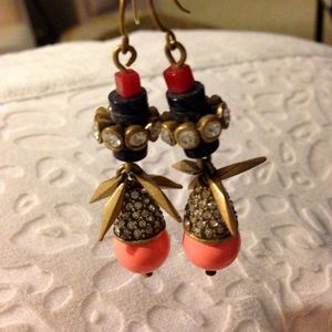 J. Crew tribal statement earrings