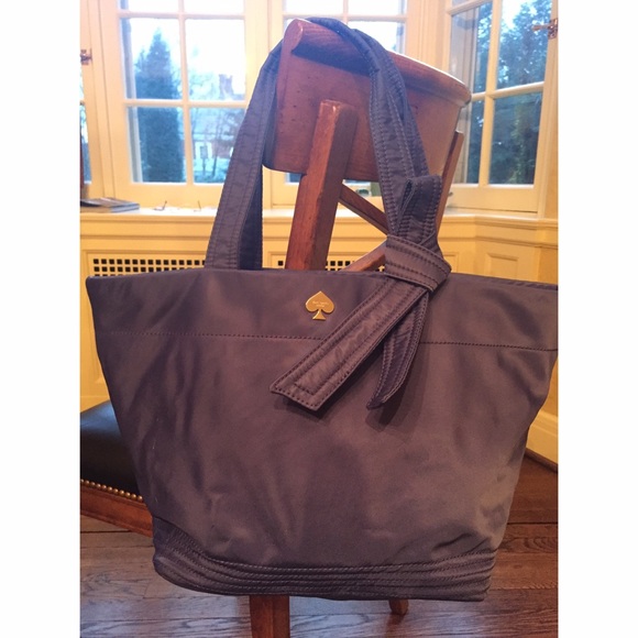 Kate Spade Periwinkle Nylon Bow Tote
