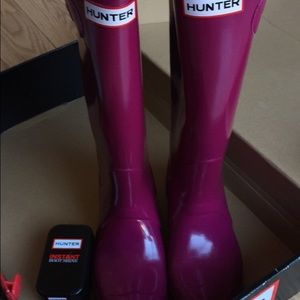 Hunter Rain Boots. Violet/ Size 6.