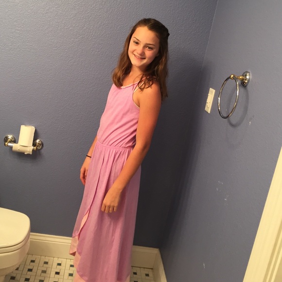 Pink and purple maxi dress - Picture 1 of 3