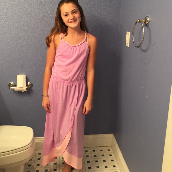 Pink and purple maxi dress - Picture 3 of 3