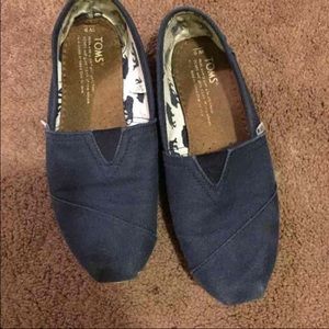 Dark Blue Navy Toms