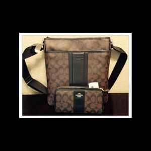 Crossbody Coach Purse & Matching Wallet -New