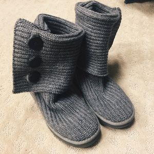 Grey Knit Authentic Uggs