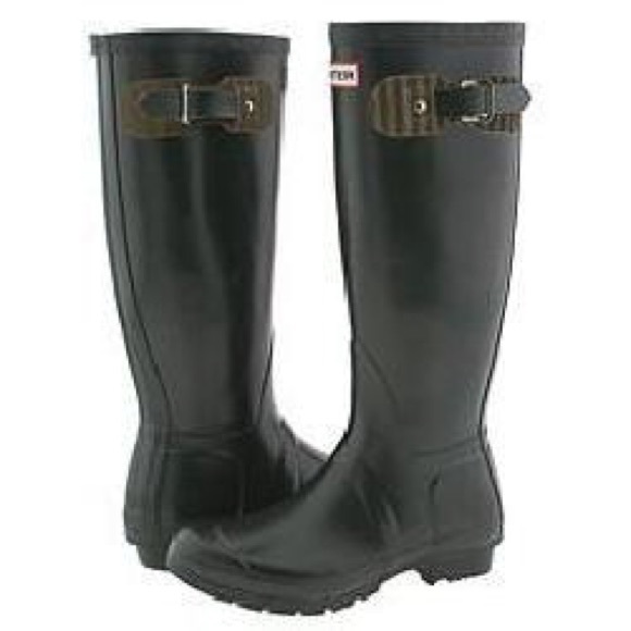 Hunter "Festival Tall" Boots In Dark Olive