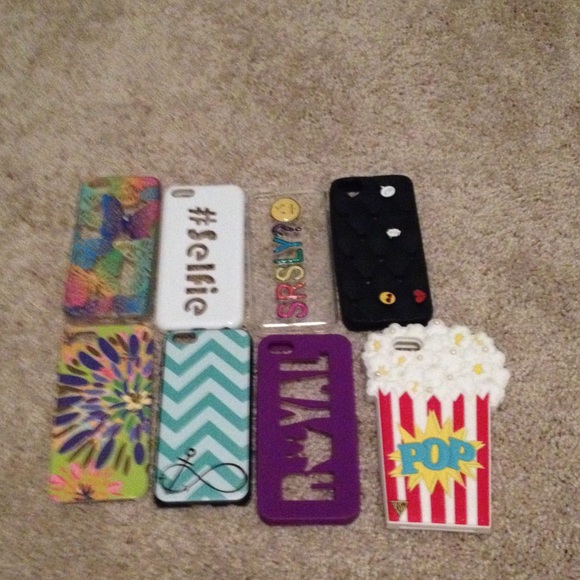 I phone 5c cases and one 5s