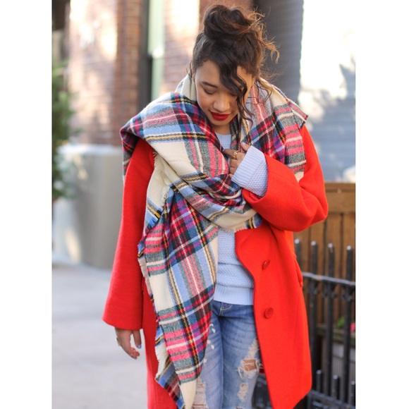 Comfy cozy jcrew inspired blanket scarf